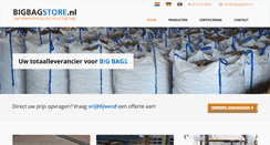 Desktop Screenshot of bigbagstore.nl